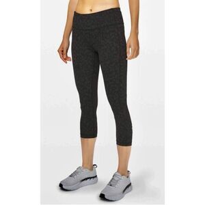 Lululemon Leggings Womens Pace Rival Crop 22" Formation Camo Deep Coal Run. Sz 4